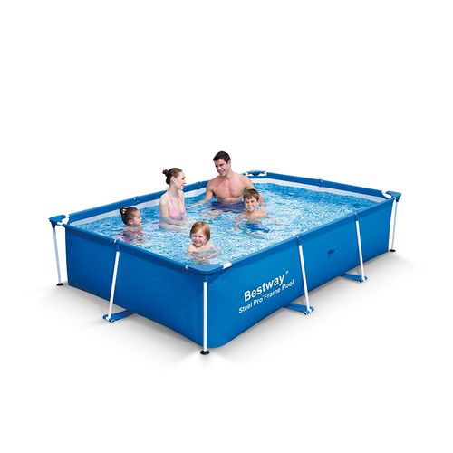 Piscina Estructural Rectangular Bestway Steel Pro 3300L 300x201x66cm Azul