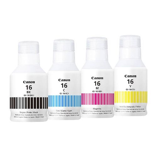 Kit de Tintas Canon GI-16 CMYB Maxify GX-6010