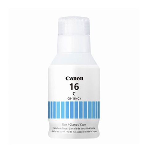 Botella de Tinta Canon GI-16 C Cian GX6010/GX7010 135ml