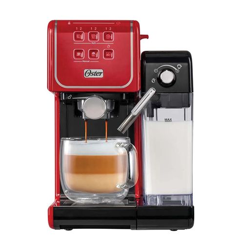 Cafetera Oster PrimaLatte Automatica BVSTEM6801R Rojo(Oferta)