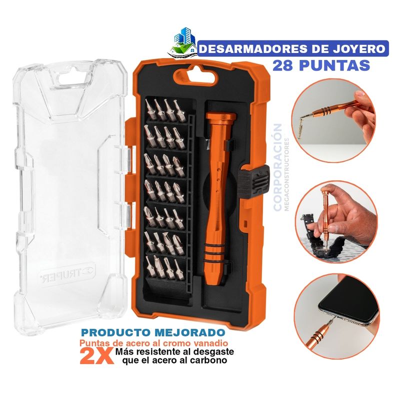 Juego-de-desarmador-joyero-desarmadores-para-celulares-28-puntas-Truper