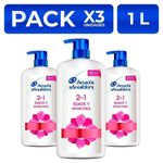 Shampoo-Head---Shoulders-Suave-y-Manejable-2en1-1L-PackX3