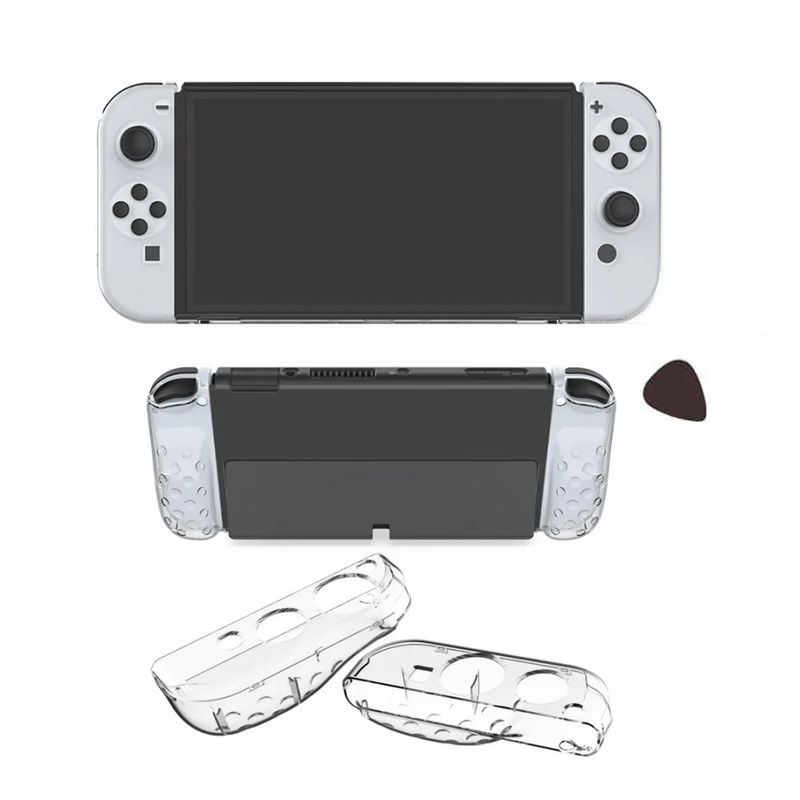 Case-para-Nintendo-Switch-OLED-Transparente-5-Piezas-Rigido