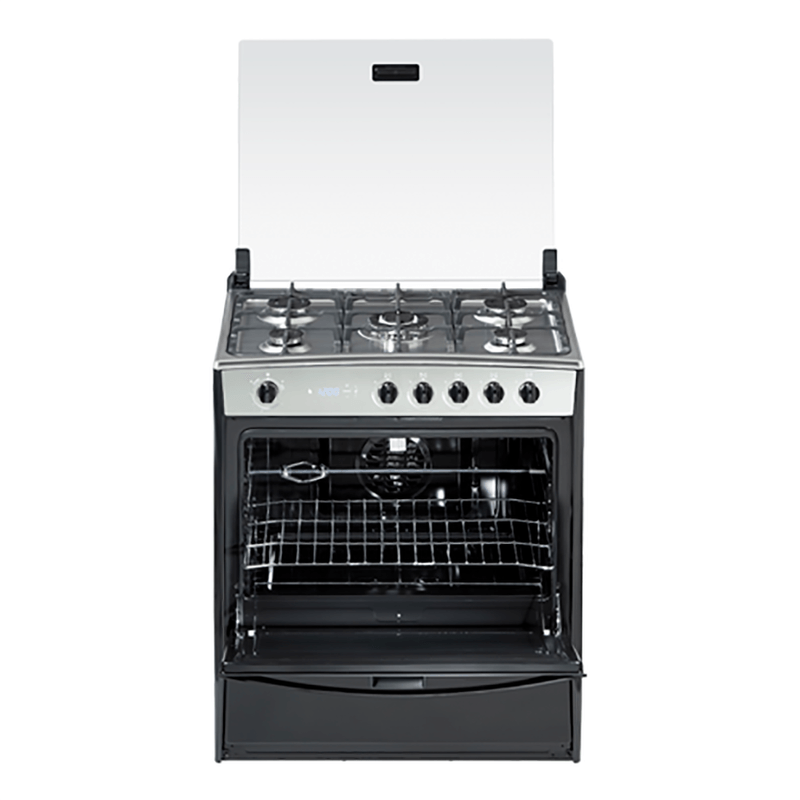 Cocina-a-Gas-5-Quemadores-Indurama-NIZA-Negro