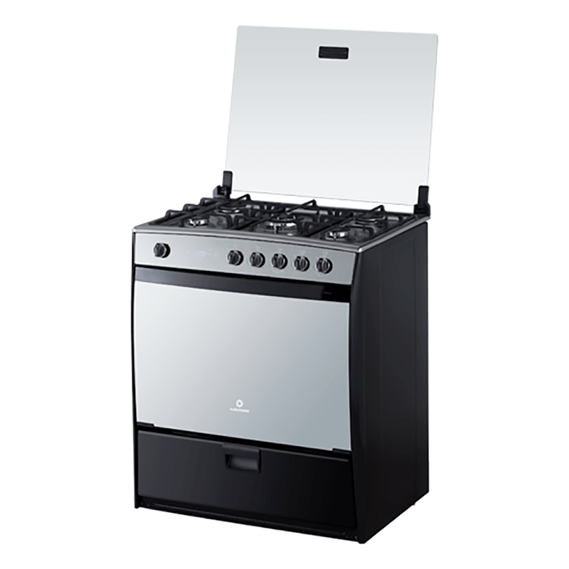 Cocina-a-Gas-5-Quemadores-Indurama-NIZA-Negro