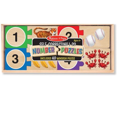 Rompecabezas Melissa & Doug Autocorrección Números