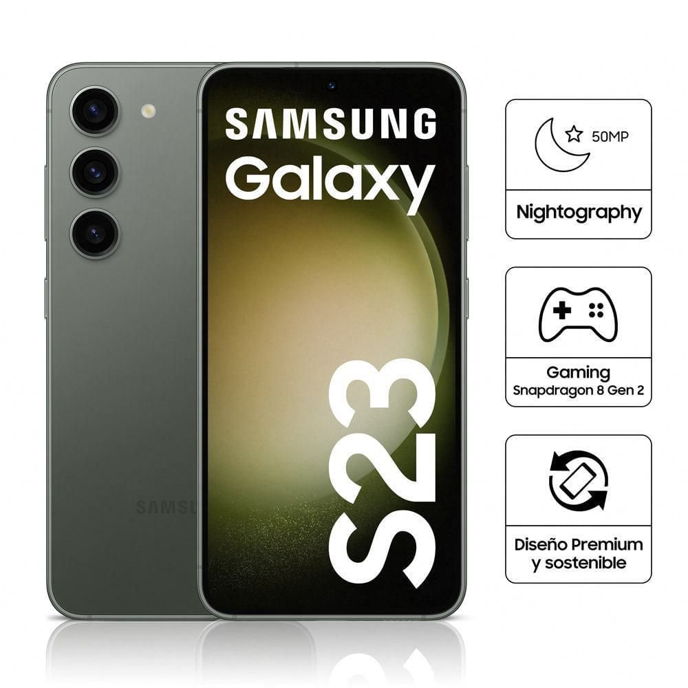 Celular Samsung Galaxy S23 6.1" 8GB RAM 256GB Verde