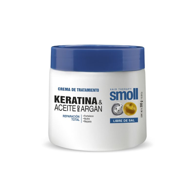 POTE-CREMA-DE-TRAT-SMOLL-KERATINA-Y-ARGAN-300g