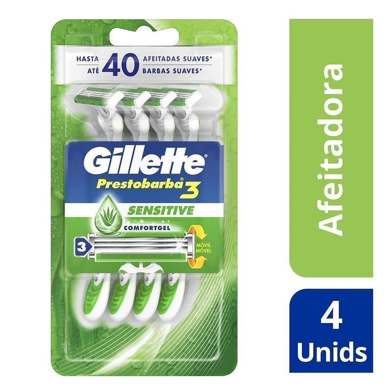 Maquinas-Desechable-Gillette-Prestobarba3-Sensitive-4-unidades