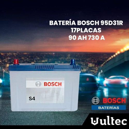 Batería Bosch 95D31R 17 Placas 90 Ah 730 A