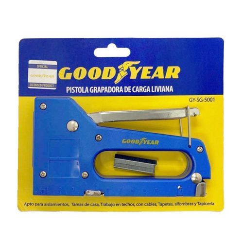Pack 3x2 Engrampadora Goodyear GY-SG-5001 trabajo 4 - 8 mm Tapetes Alfombras