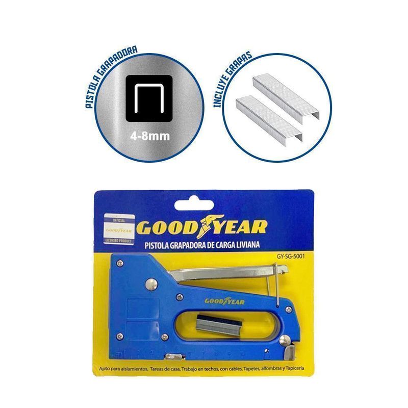 Pack-3x2-Engrampadora-Goodyear-GY-SG-5001-trabajo-4---8-mm-Tapetes-Alfombras