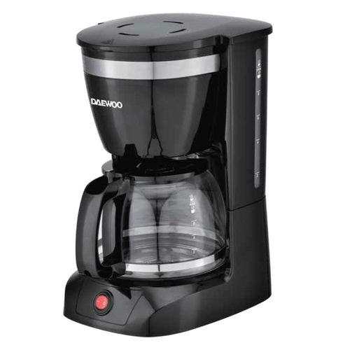 Cafetera Negra Daewoo DCM-1859 1.25L 12 Tazas