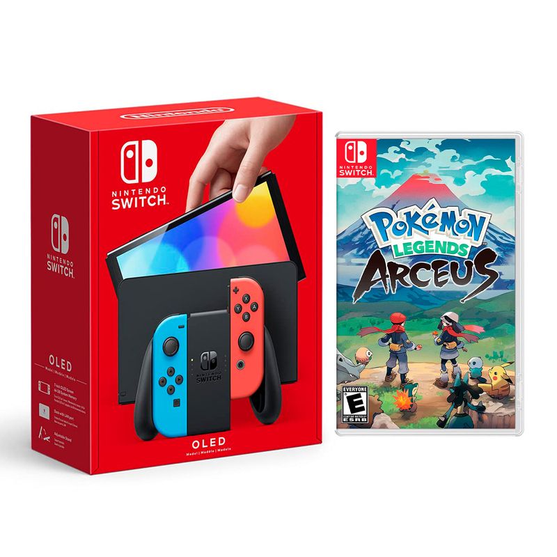 Consola-Nintendo-Switch-Modelo-Oled-Neon---Pokemon-Legends-Arceus