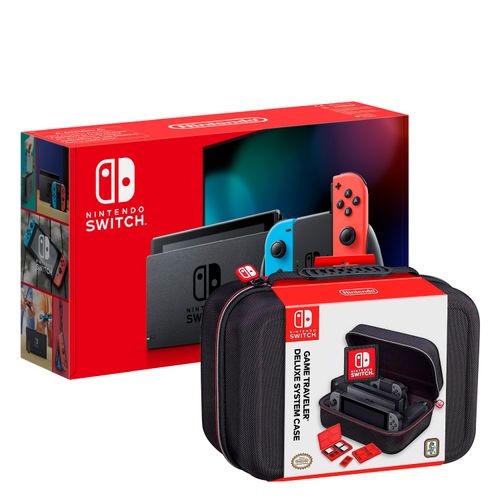 Consola Nintendo Switch Neon 2019 + Maletin System