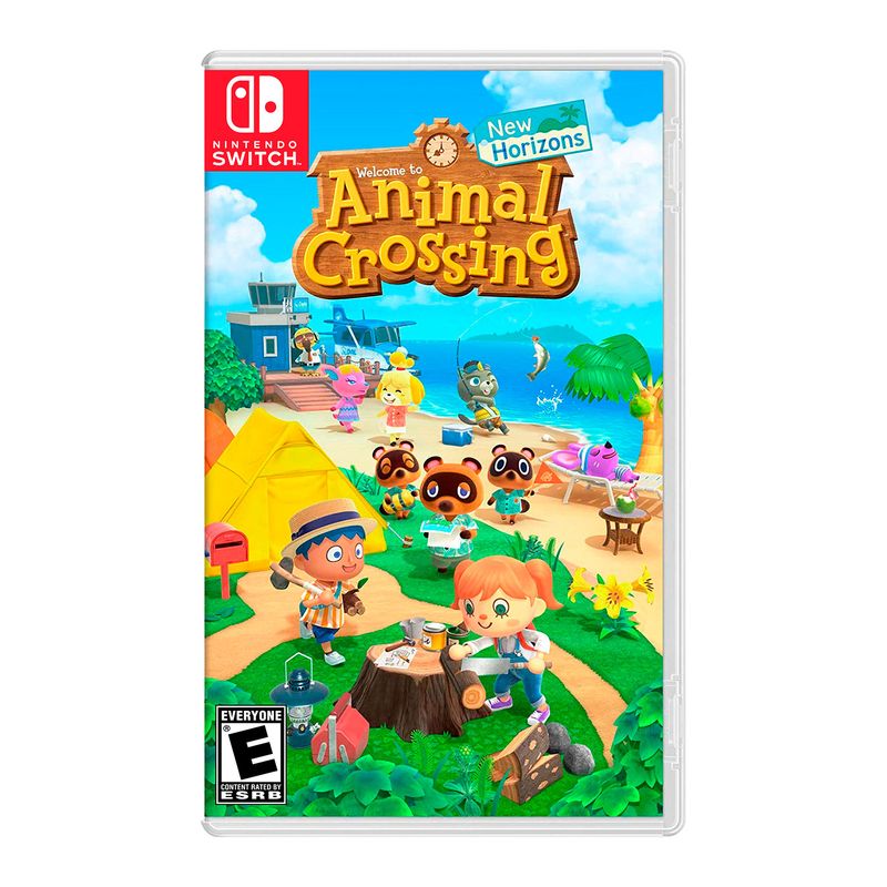 Consola-Nintendo-Switch-Lite-Coral---Animal-Crossing