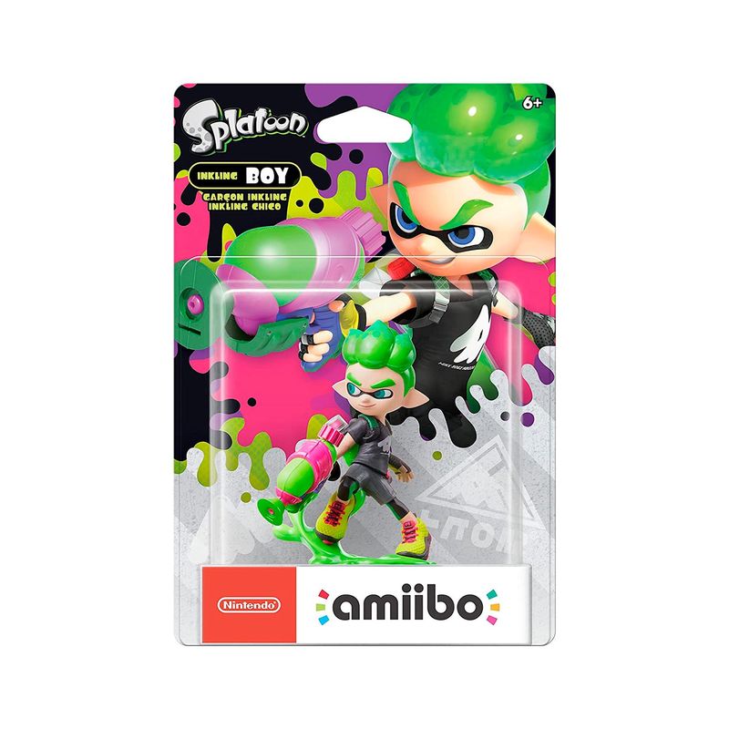 Amiibo-Series-Splatoon-Nintendo-Switch-Inkling-Boy-Verde-Green