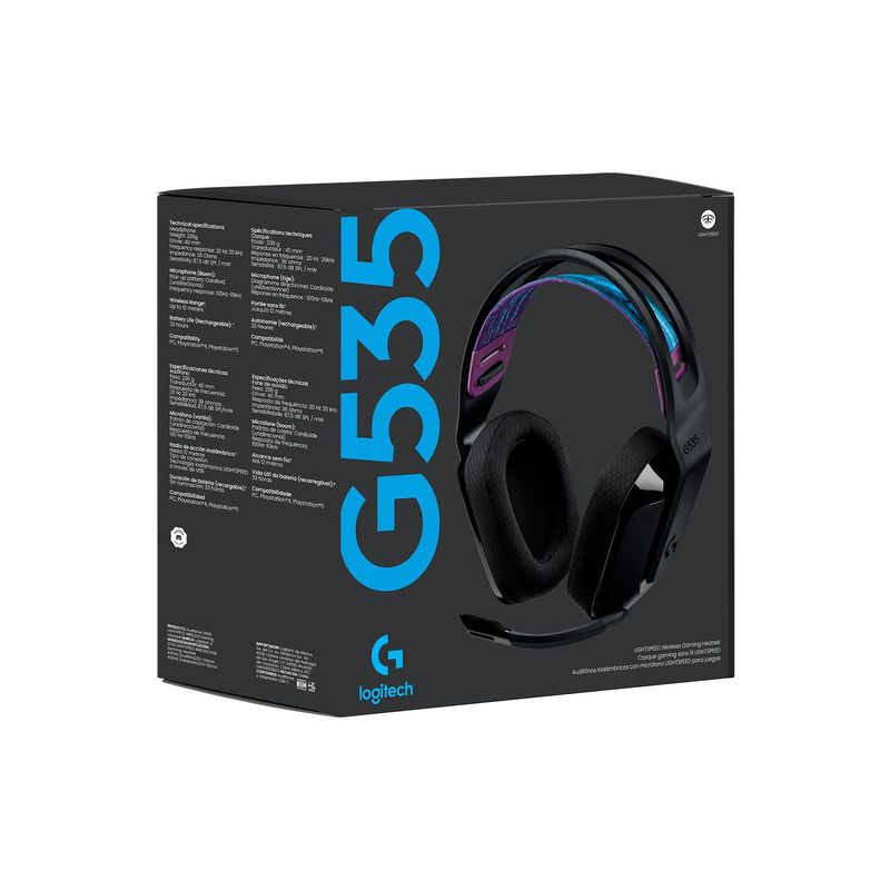 Audifono-Gamer-C-MicrofLogitech-G535-Lightspeed-Wireless-981-000971-Black