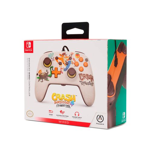 PowerA Enhanced Wired Controller para Nintendo Switch Quantum Crash
