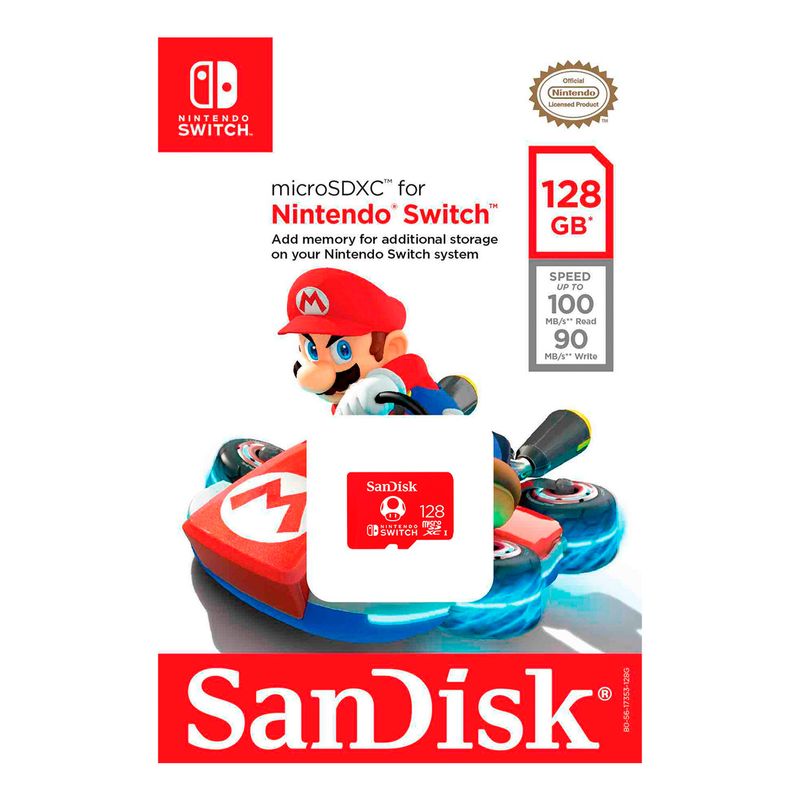 Consola-Nintendo-Switch-Neon-2019---Mario-Kart-8---Micro-Sd-128Gb-Mario