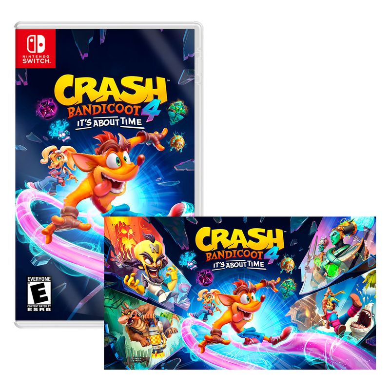 Crash-Bandicoot-4-Its-About-Time---Poster-Nintendo-Switch