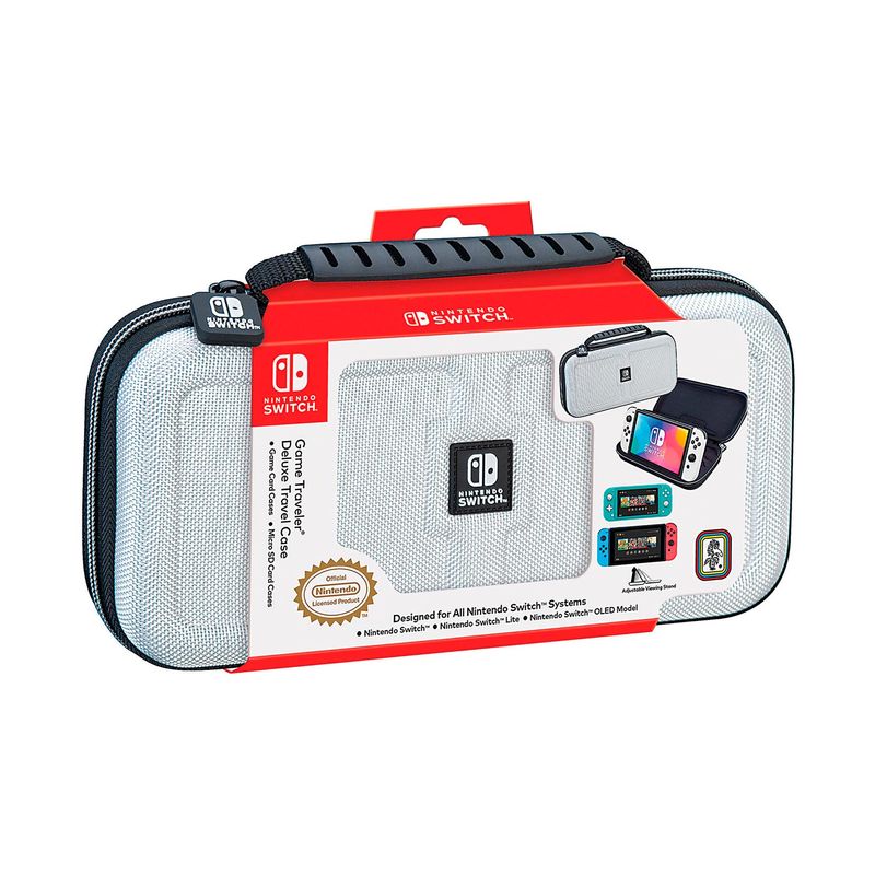 Estuche-Game-Traveler-Deluxe-Travel-Case-Black--White-Nintendo-Switch