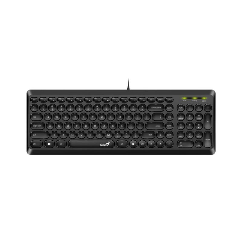 Teclado-Genius-Slimstar-Q200-Usb-Multimedia-Black