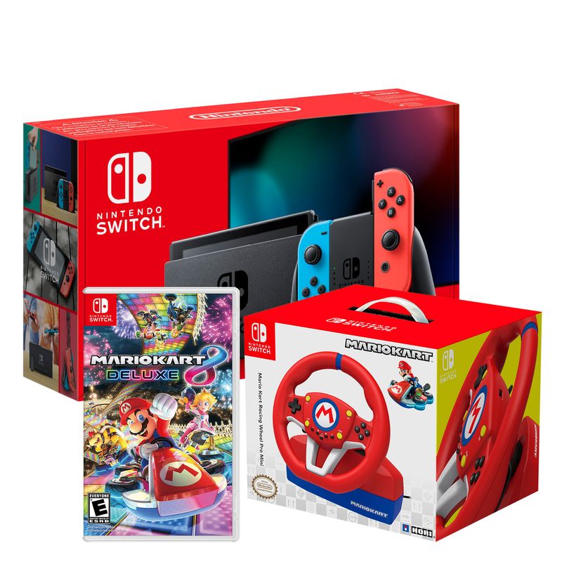 Consola-Nintendo-Switch-Neon-2019---Timon---Mario-Kart-8