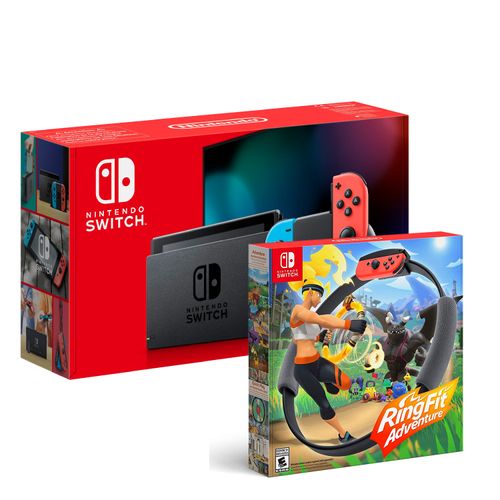 Consola Nintendo Switch Neon 2019 + Ring Fit Adventure