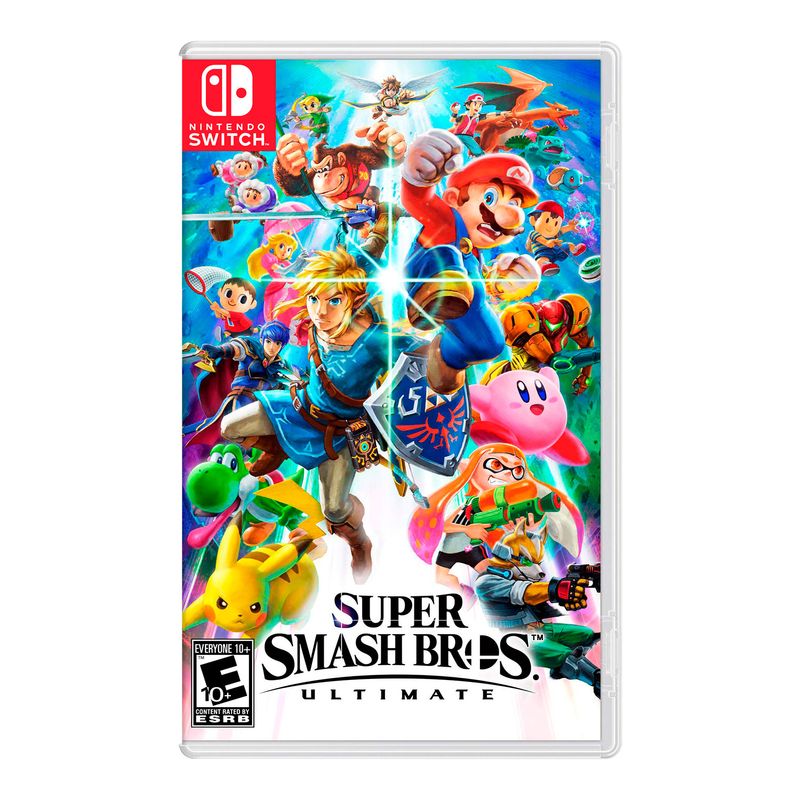 Consola-Nintendo-Switch-Modelo-Oled-Blanco---Super-Smash-Bros