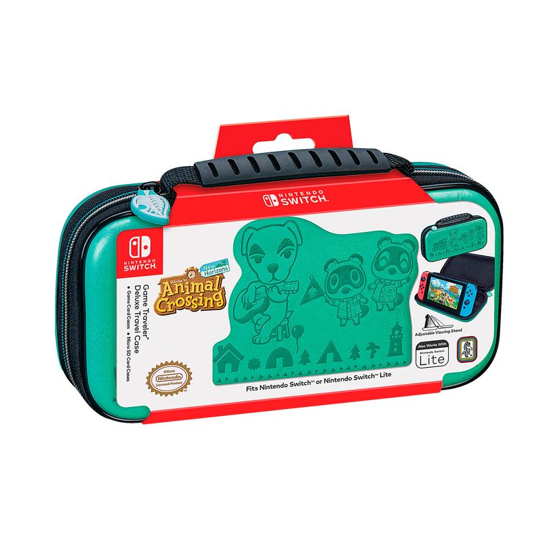 Estuche-Original-Game-Traveler-Deluxe-Travel-Case-Animal-Crossing-Deboss