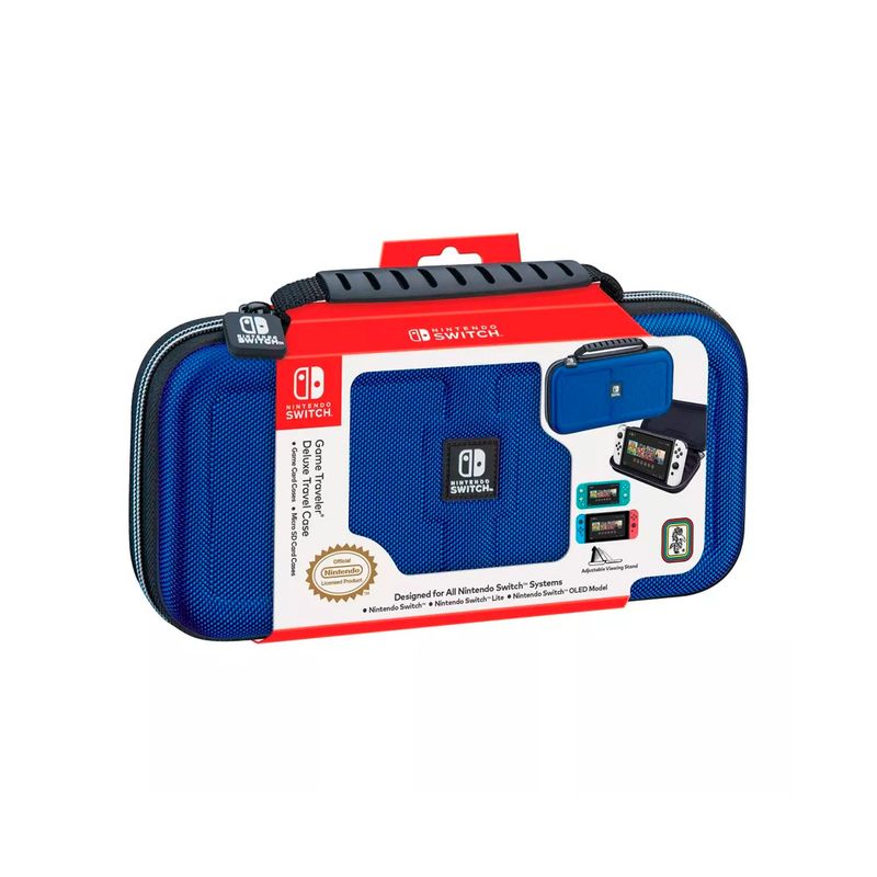 Estuche-Game-Traveler-Deluxe-Travel-Case-Blue-Black-Nintendo-Switch-Oled-Nns40Bl