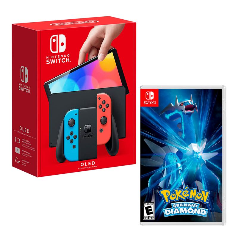 Consola-Nintendo-Switch-Modelo-Oled-Neon---Pokemon-Brilliant-Diamond