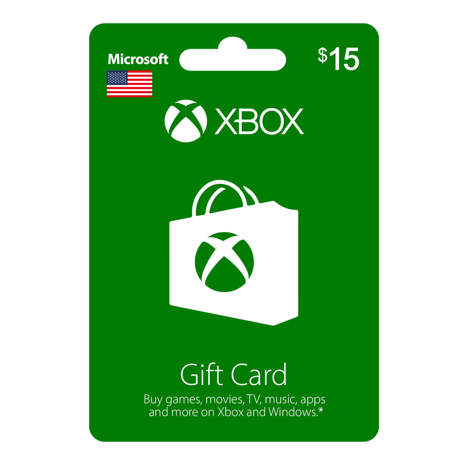Tarjeta Regalo Xbox One $ 15
