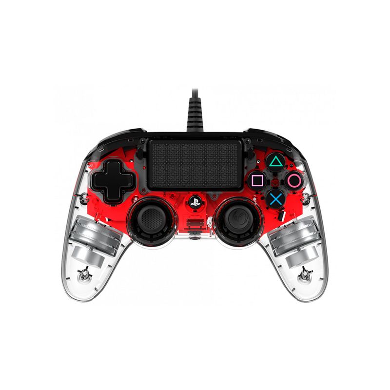 Mando-PS4-Nacon-Controller-Wired-Illuminated-Compact-Red