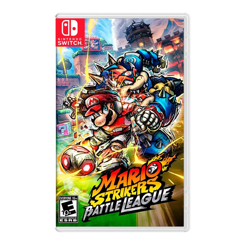 Consola-Nintendo-Switch-Oled-Blanco---Mario-Strikers