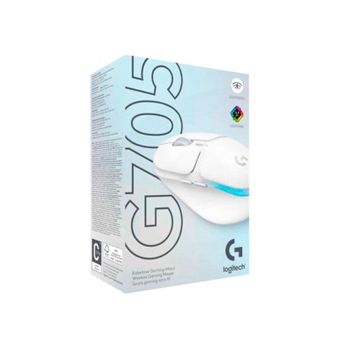 Mouse Gamer Logitech G705 Ligthspeed Wireless Lightsync Rgb White Aurora Collection