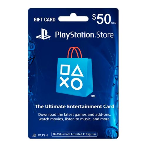 Tarjeta Gift Card PlayStation Network  PSN 50$ (Tarjeta Fisica)