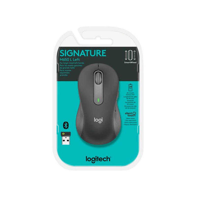Mouse-Logitech-Signature-M650-Silent-Large-Wireless-Bluetooth-Grey