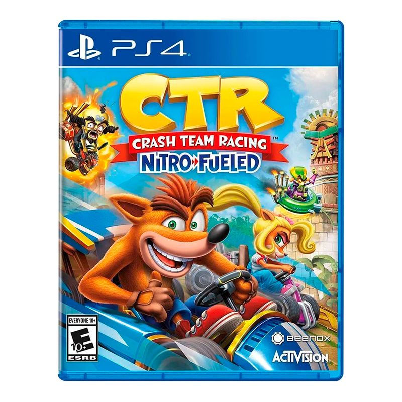 Mando-Playstation-4-Dualshock-Negro---Crash-Team-Racing