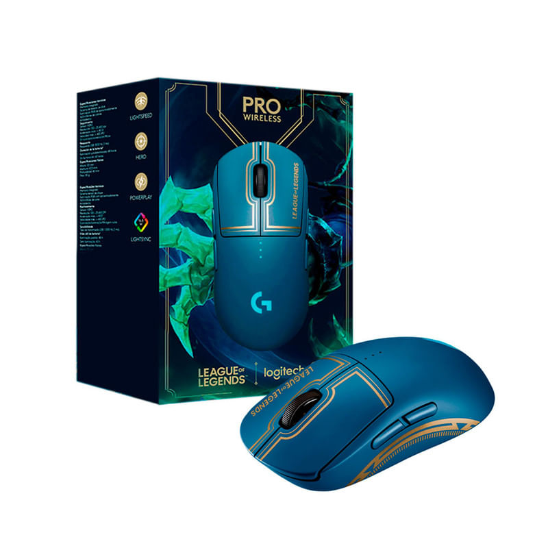 Mouse-Logitech-G-Pro-Lightspeed-Lol-2-Wireless-Hero-25K