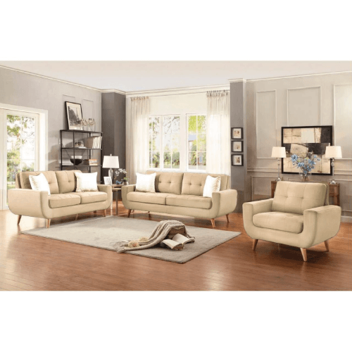 Juego de Sala 3 2 1 Kayra Alto Hogar Beige