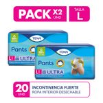 Pañal-Tena-Pants-Ultra-Large-20-UN-Pack-x2