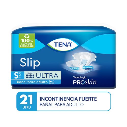 Pañal para adulto Tena Slip Ultra Talla S Paquete 21 und