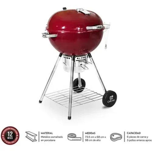 Parrilla Sheriff 22" Rojo