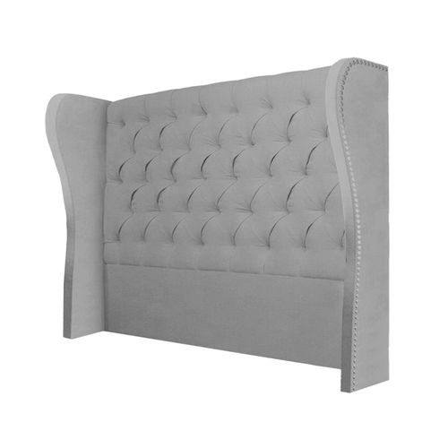 CABECERA SAFIRO MAVISAC DOS PLAZAS COLOR PLATA - TELA