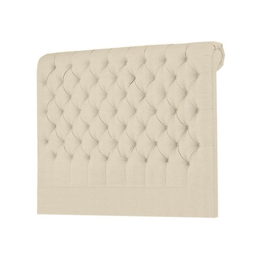CABECERA LINEN MAVISAC DOS PLAZAS COLOR MARFIL - TELA