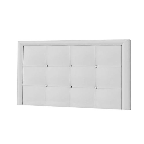 CABECERA ALEXA MAVISAC PLAZA QUEEN COLOR BLANCO - ULTRA CUERO