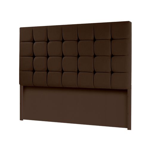 CABECERA CUBES MAVISAC DOS PLAZAS COLOR CHOCOLATE - TELA