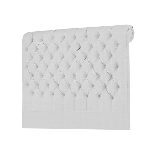 CABECERA LINEN MAVISAC PLAZA KING COLOR BLANCO - ULTRA CUERO